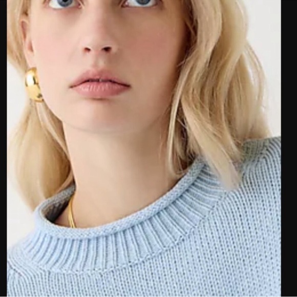 J. Crew Light Blue Turtleneck Sweater - Picture 3 of 6